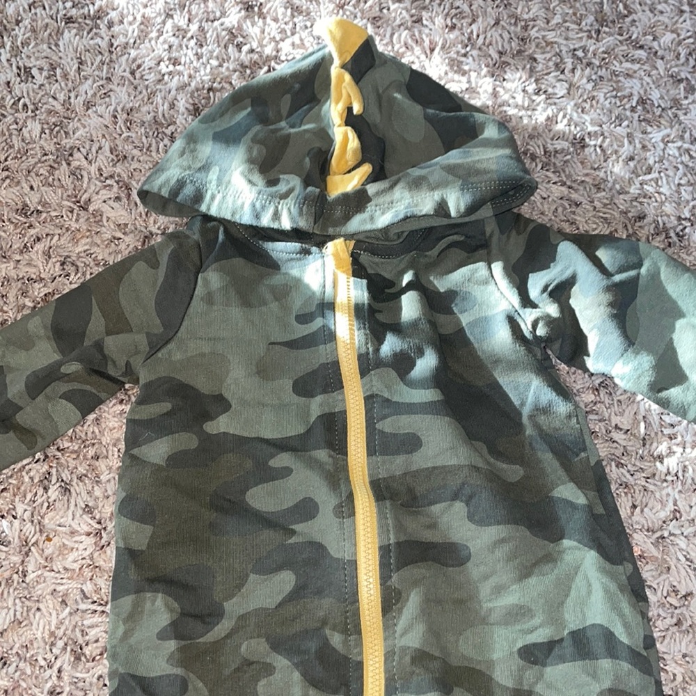 Carter's Baby Boys' Camo Hooded Jumpsuit